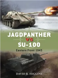 JAGDPANTHER SU-100 Eastern Front 1945