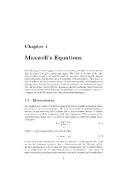 Maxwell's Equations