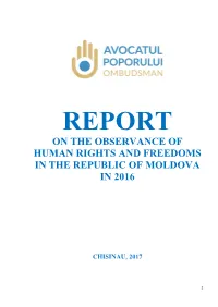 Report of the Observance of Human Rights and Freedoms in The