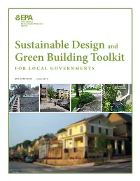 Sustainable Design and Green Building Toolkit for LOCAL GOVERNMENTS