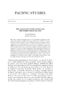 The Anglicans in New Guinea and the Torres Strait Islands