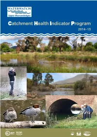Catchment Health Indicator Program Report