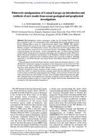 Palaeozoic Amalgamation of Central Europe: an Introduction and Synthesis of New Results from Recent Geological and Geophysical Investigations