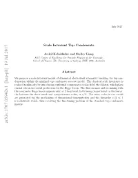 Scale Invariant Top Condensate