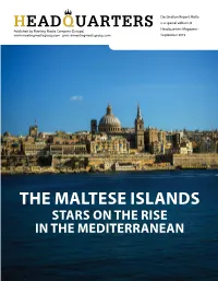 The Maltese Islands Stars on the Rise in the Mediterranean > Introduction