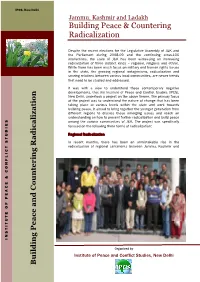 Building Peace & Countering Radicalization