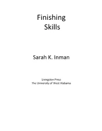 Finishing Skills