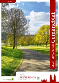 Gemäneblat EECHTERNOACHER | Sommaire |