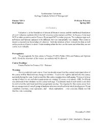 Real Options Valuation As a Way to More Accurately Estimate the Required Inputs to DCF