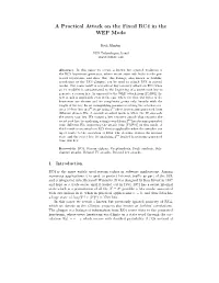 A Practical Attack on the Fixed RC4 in the WEP Mode