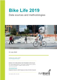 Bike Life 2019 Data Sources and Methodologies
