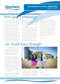 Ms Gurjit Kaur Shergill Principal's Message