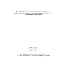 New Evidence for Reconstructing the Marine Faunal Assemblage of The