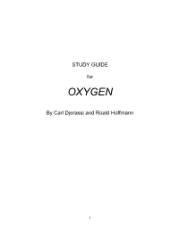 Study Guide for Oxygen