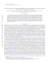 TESTING the KERR BLACK HOLE HYPOTHESIS USING X-RAY REFLECTION SPECTROSCOPY and a THIN DISK MODEL with FINITE THICKNESS Askar B