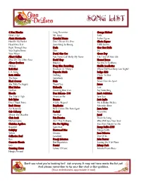 To Download a Song List