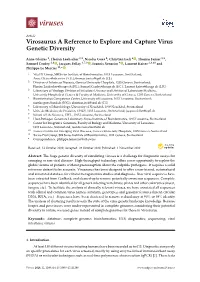 Virosaurus a Reference to Explore and Capture Virus Genetic Diversity