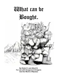 What Can Be Bought