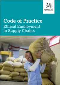 Code of Practice on Ethical Employment In