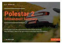 Infotainment Summary
