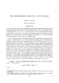The Grothendieck Ring of a Finite Group
