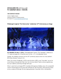 The Nutcracker’ Celebrates 15Th Anniversary on Stage