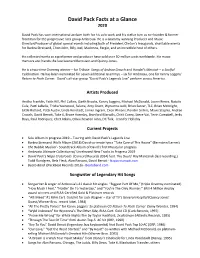 David Pack Facts at a Glance 2020