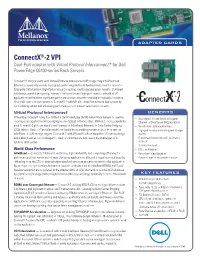 Dual-Port Adapter with Virtual Protocol Interconnect for Dell Poweredge