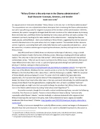 Hillary Clinton Is the Only Man in the Obama Administration”: Dual Character Concepts, Generics, and Gender Sarah-Jane Leslie1