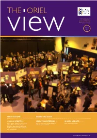 Oriel View – Spring 2016