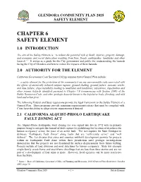 Chapter 6 Safety Element