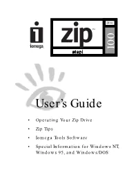 Iomega Zip IDE Drive and Click “OK.” 9