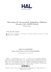 Re-Excavated: Debunking a Fallacious Account of the JAFFE Dataset Michael Lyons