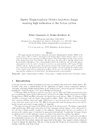 Jupiter Magnetospheric Orbiter Trajectory Design: Reaching High Inclination in the Jovian System
