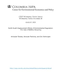 CEEP Working Paper Series Working Paper Number 18 August 2021
