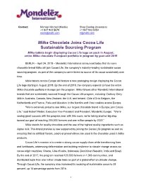 Milka Chocolate Joins Cocoa Life Sustainable Sourcing Program