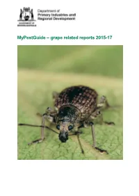 Mypestguide – Grape Related Reports 2015-17