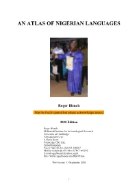 An Atlas of Nigerian Languages