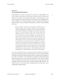 Introduction the Sensual Environment