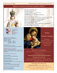 Today! Gaudete Sunday