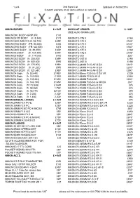 1 of 4 2Nd Hand List 6-Month Warranty on All Items Without an Asterisk