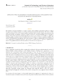 Applying Tssl in Database Schema Modeling: Visualizing the Syntax of Gradual Transitions
