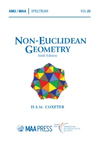 Non-Euclidean Geometry H.S.M