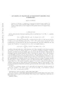 On Limits of Sequences of Resolvent Kernels for Subkernels