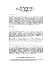 Sherlock Paper