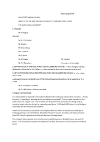 Bpc/2.2020/0738 Blacktoft Parish Council Minutes Of