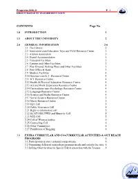 CONTENTS Page No