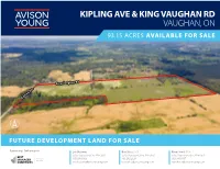 Kipling Ave & King Vaughan Rd Vaughan, On