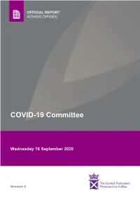 Official Report of This Meeting