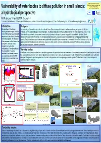 Vulnerability of Water Bodies to Diffuse Pollution in Small Islands: the Swiss Midland Lakes